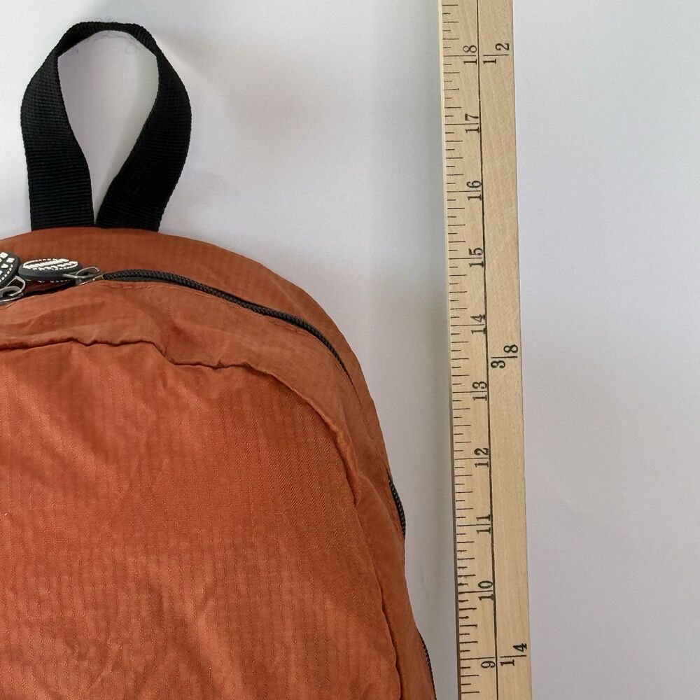 Harley-Davidson w/Bar & Shield Logo Orange Nylon Adjustable Backpack Daypack NEW - Picture 7 of 12